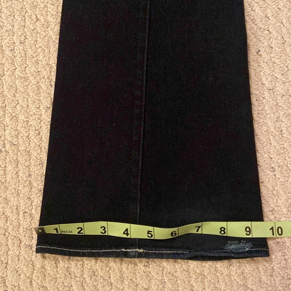 Rock & Republic Los Angeles Slim Flared Dark Blue Jeans - Picture 4 of 16